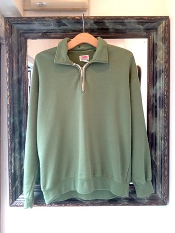 THE UNION THE UNION / THE FABRIC  ”HAIF ZIP COLOR SWEAT" #1