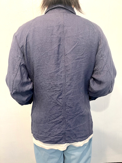 weac. WARRRK JACKET LINEN100%